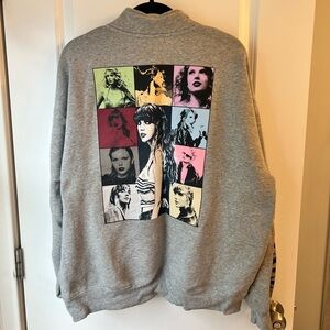 Taylor Swift Eras Tour 3/4 Zip Sweatshirt